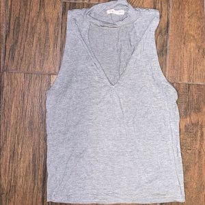 LA hearts cut out, high neck tank